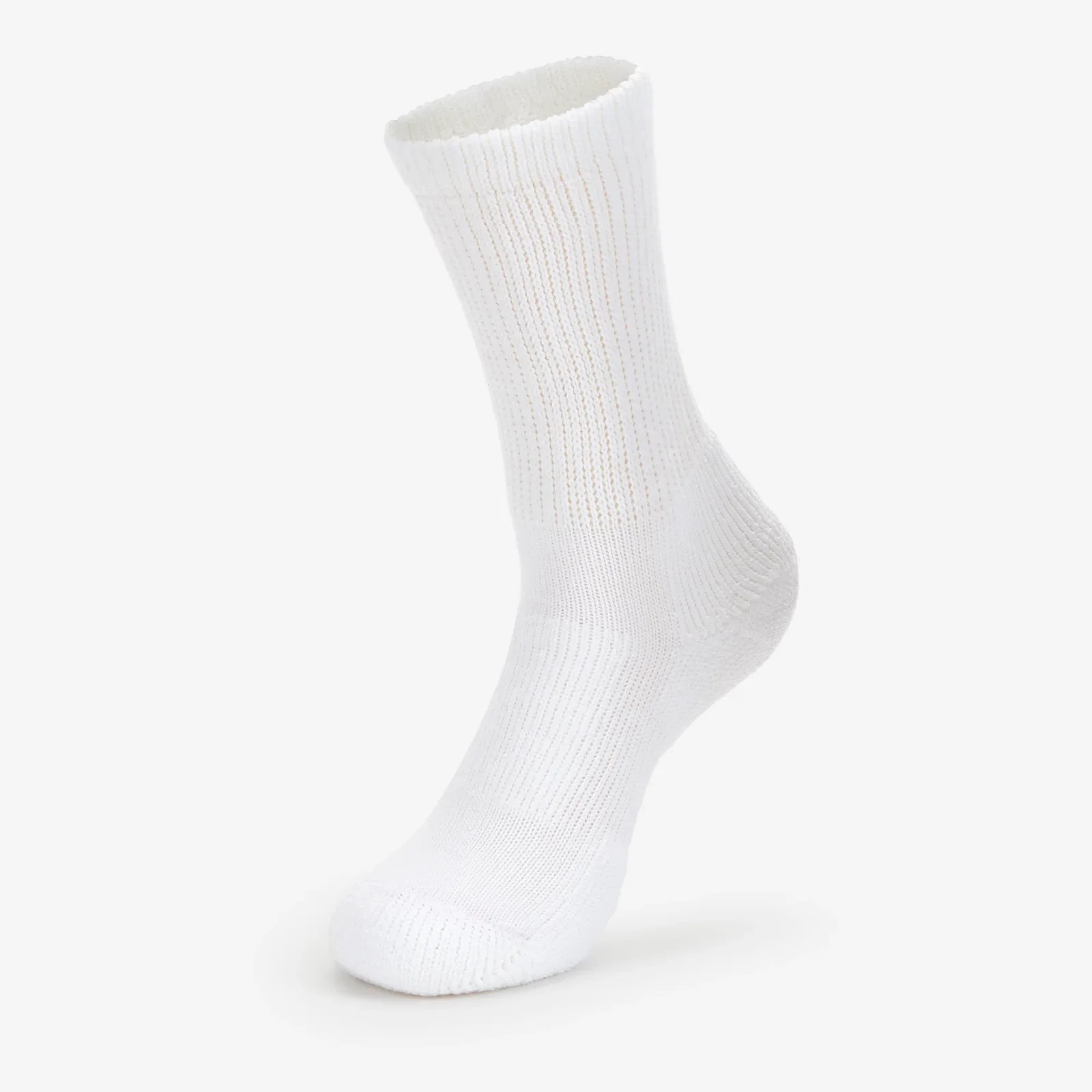 Image of Men's Moderate Cushion Crew Diabetic Socks | HPXM