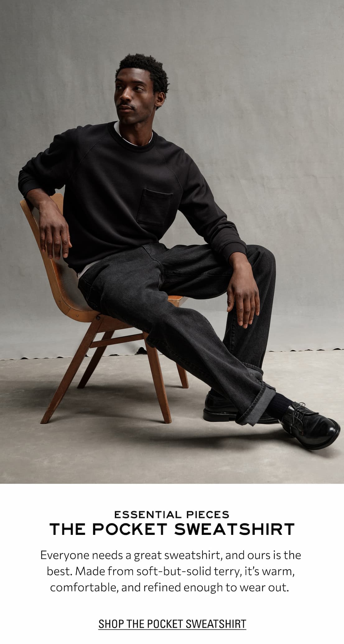 SHOP THE POCKET SWEATSHIRT