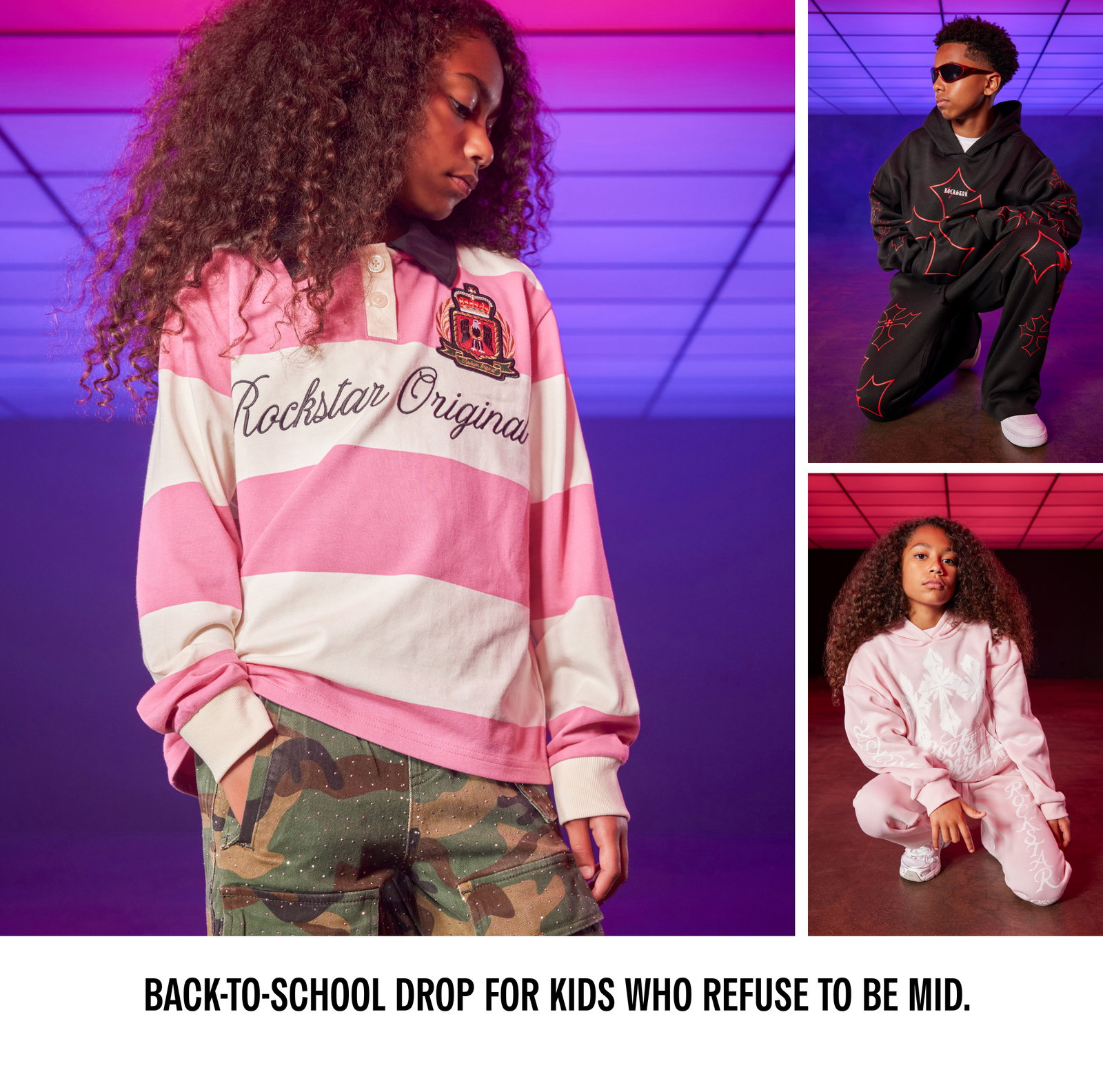 Back to school drop for kids who refuse to be mid