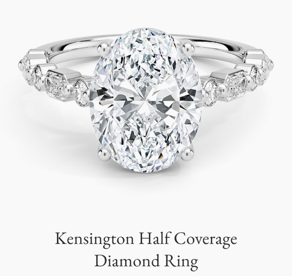 Kensington Half Coverage Diamond Ring