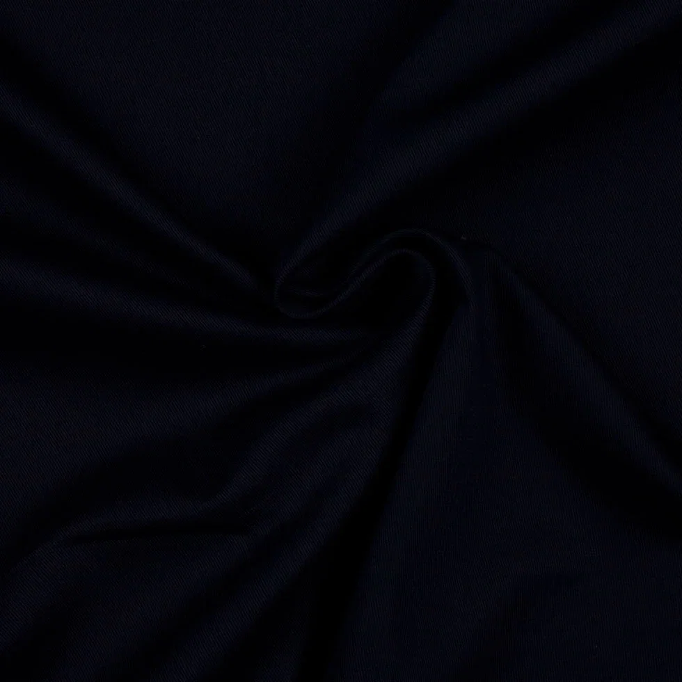 Image of Organic Cotton Twill - Black - Stratton Collection