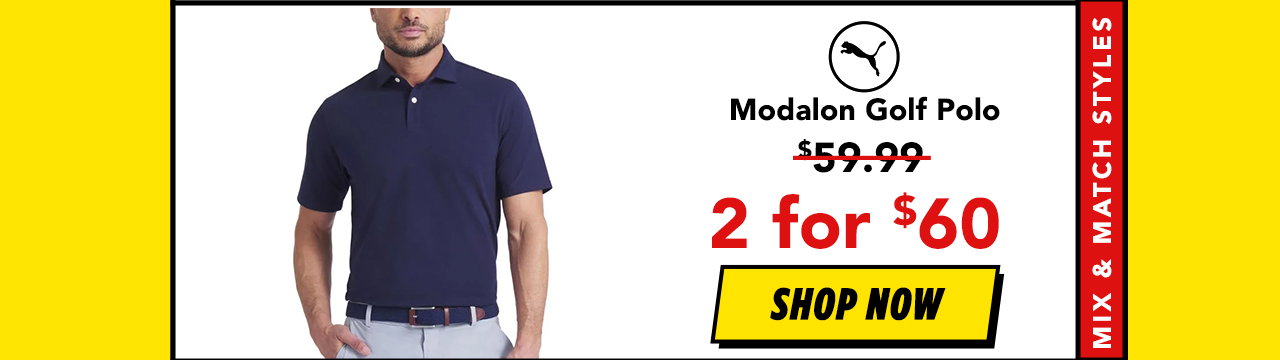 PUMA Modalon Golf Polo - ON SALE