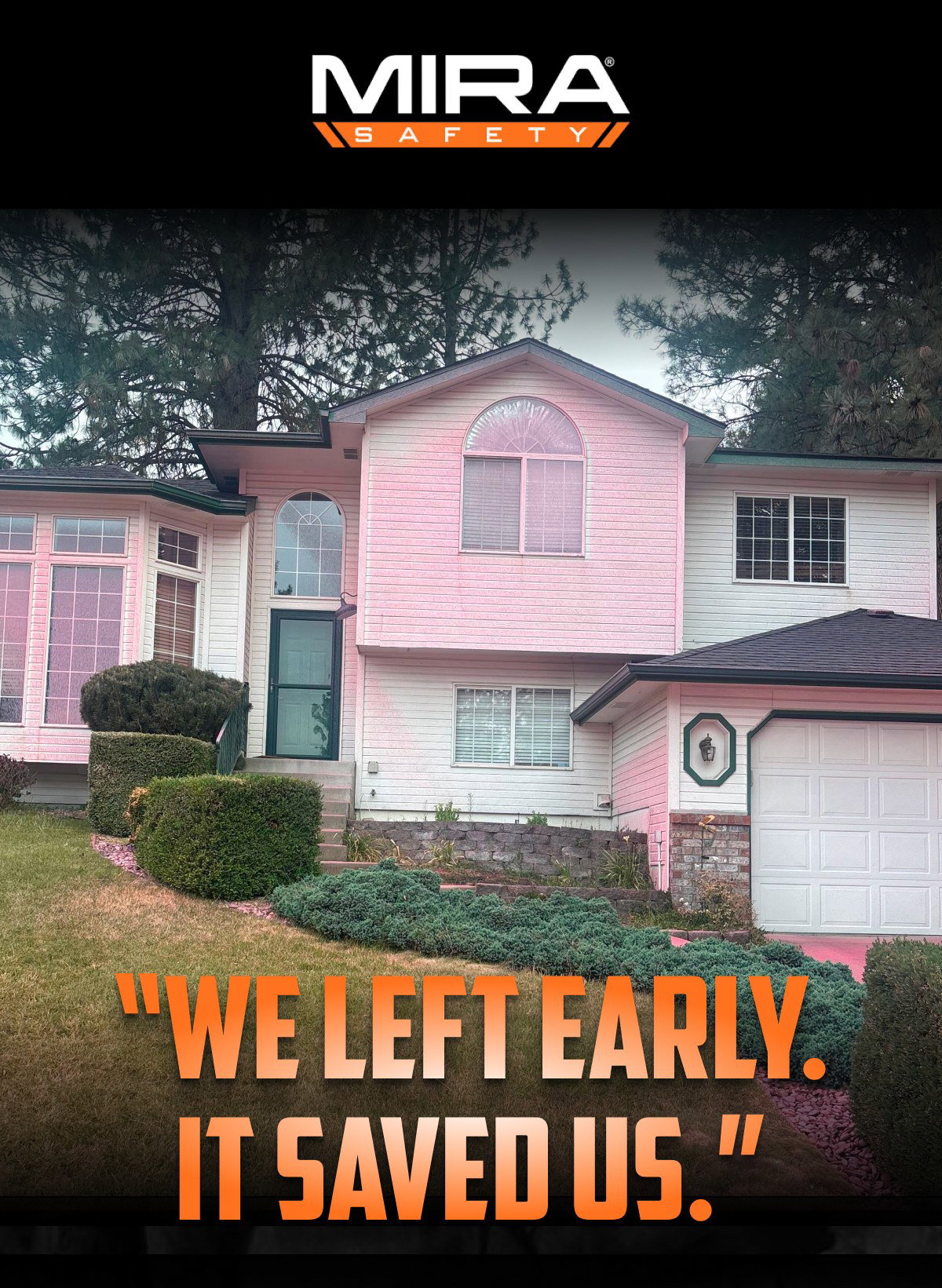 We left early. It saved us.