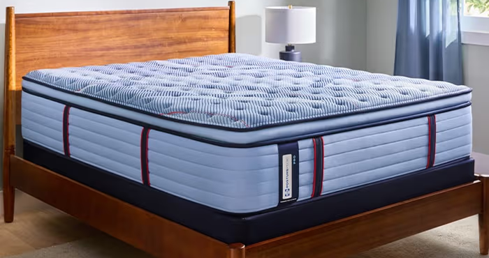 Customer review on Sealy Posturepedic mattress: 'I love my mattress. My back doesn’t hurt anymore, and I get a full eight hours without waking up in the middle of the night.'