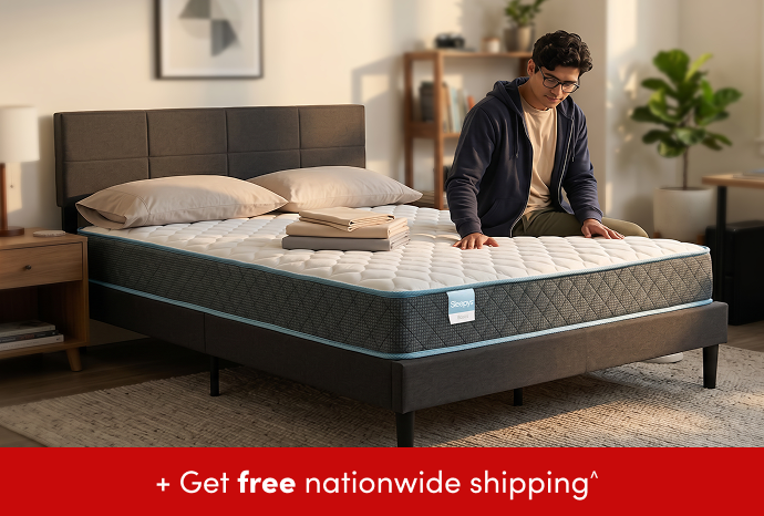 Save $50 on a Sleepy's Basic Bundle with 2 pillows, 1 sheet set and 1 protector