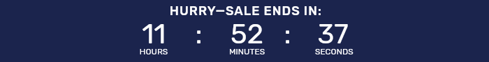 Countdown timer for Night Owl Sale.