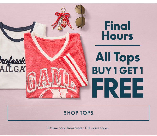 Tops BOGO Free