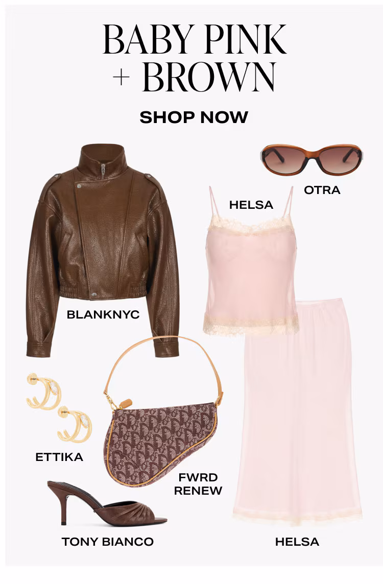 Shop Baby Pink + Brown