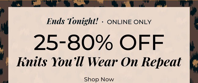 25-80% Off Knits You’ll Wear on Repeat
