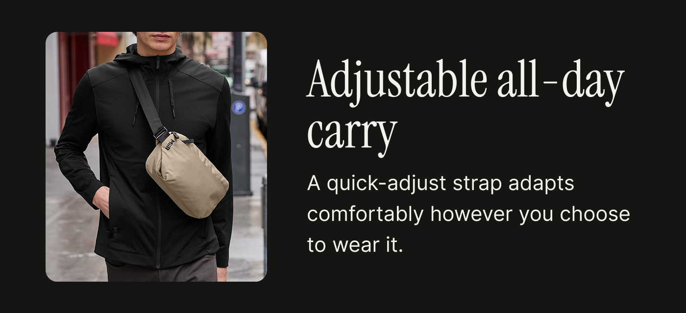 Adjustable all-day carry