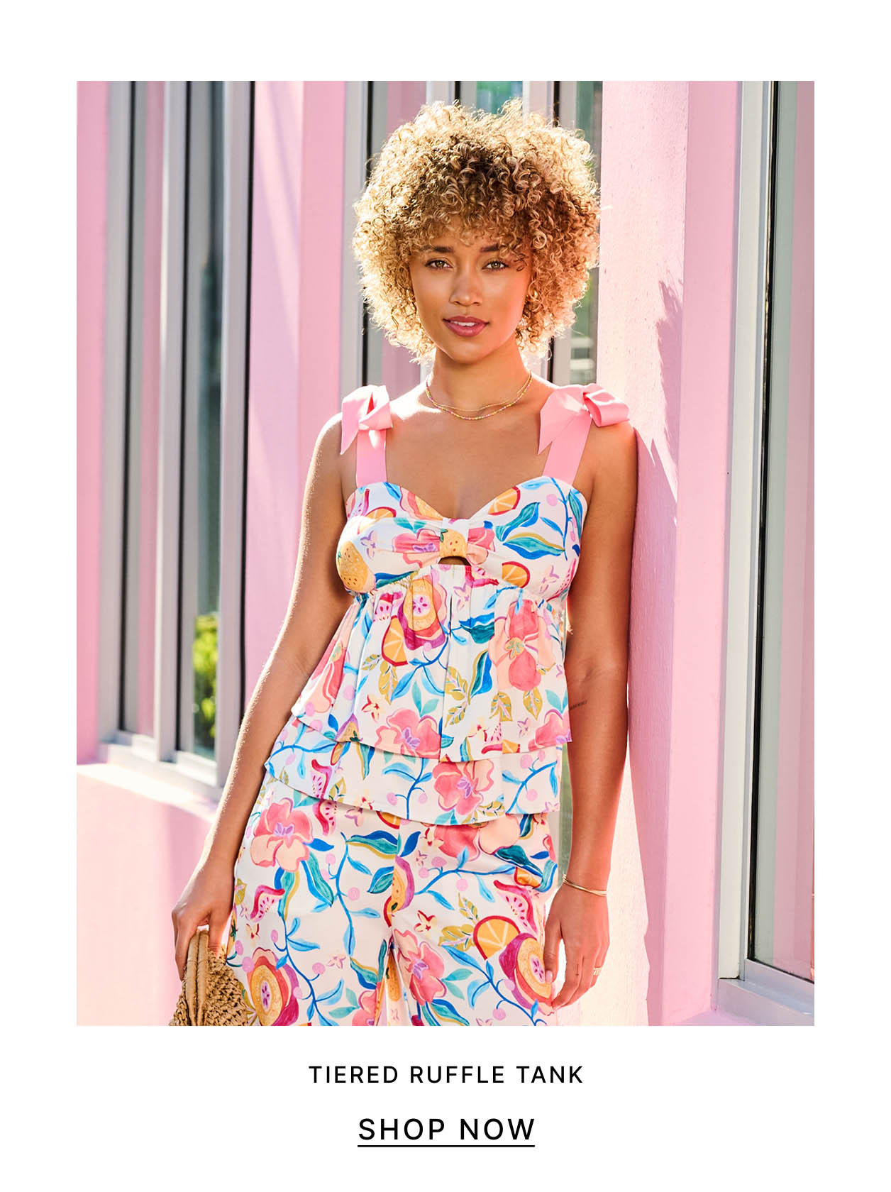 Tiered Ruffle Tank