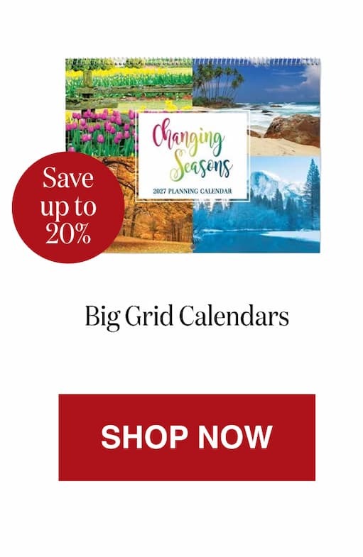 Big Grid Calendars [Click here to Shop Now]
