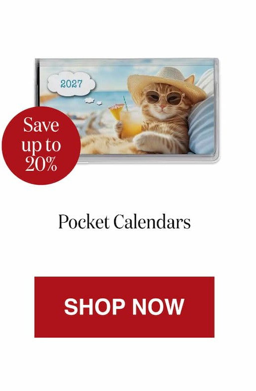 Pocket Calendars [Click here to Shop Now]