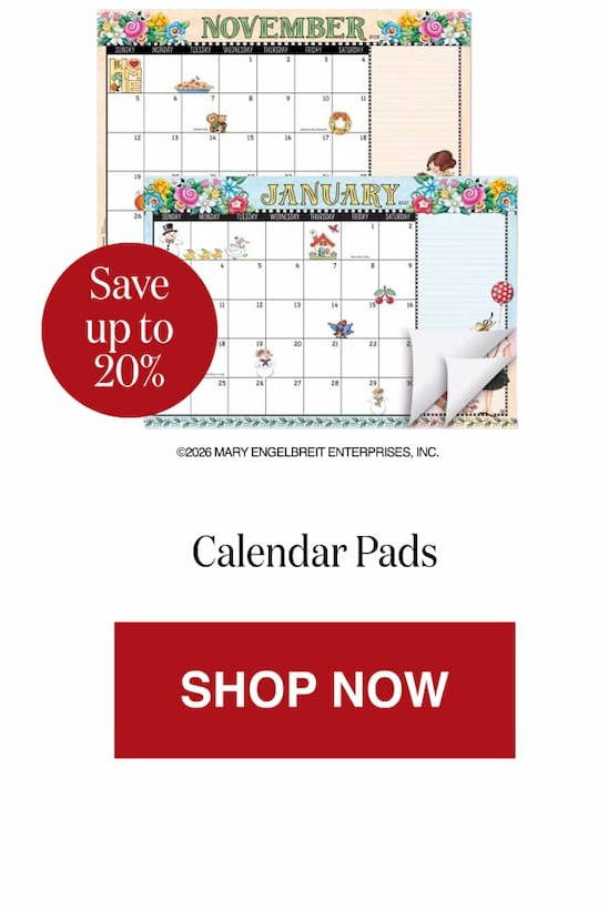 Calendar Pads [Click here to Shop Now]