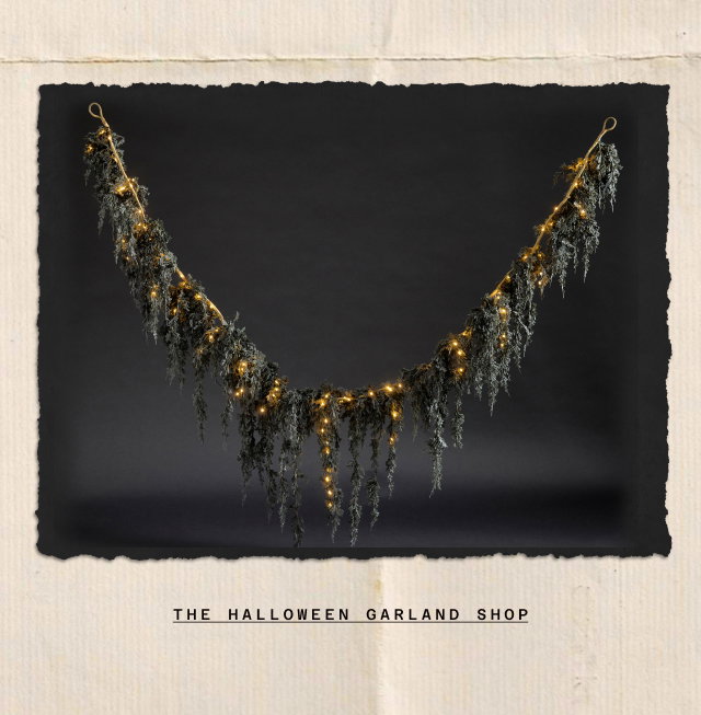 the halloween garland shop.
