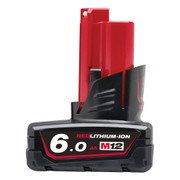 Milwaukee M12 B6 6.0Ah 12V Li-Ion Battery