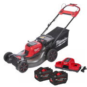 Milwaukee M18 F2LM53-122 36V (Twin 18V) FUEL Brushless 53cm Self Propelled Lawn Mower, 2x 12.0Ah FORGE Batteries & Dual Bay Super Charger