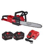 Milwaukee M18 FCHSC-0 18V FUEL Chainsaw with 30cm Bar with 12.0Ah FORGE Batteries & Charger