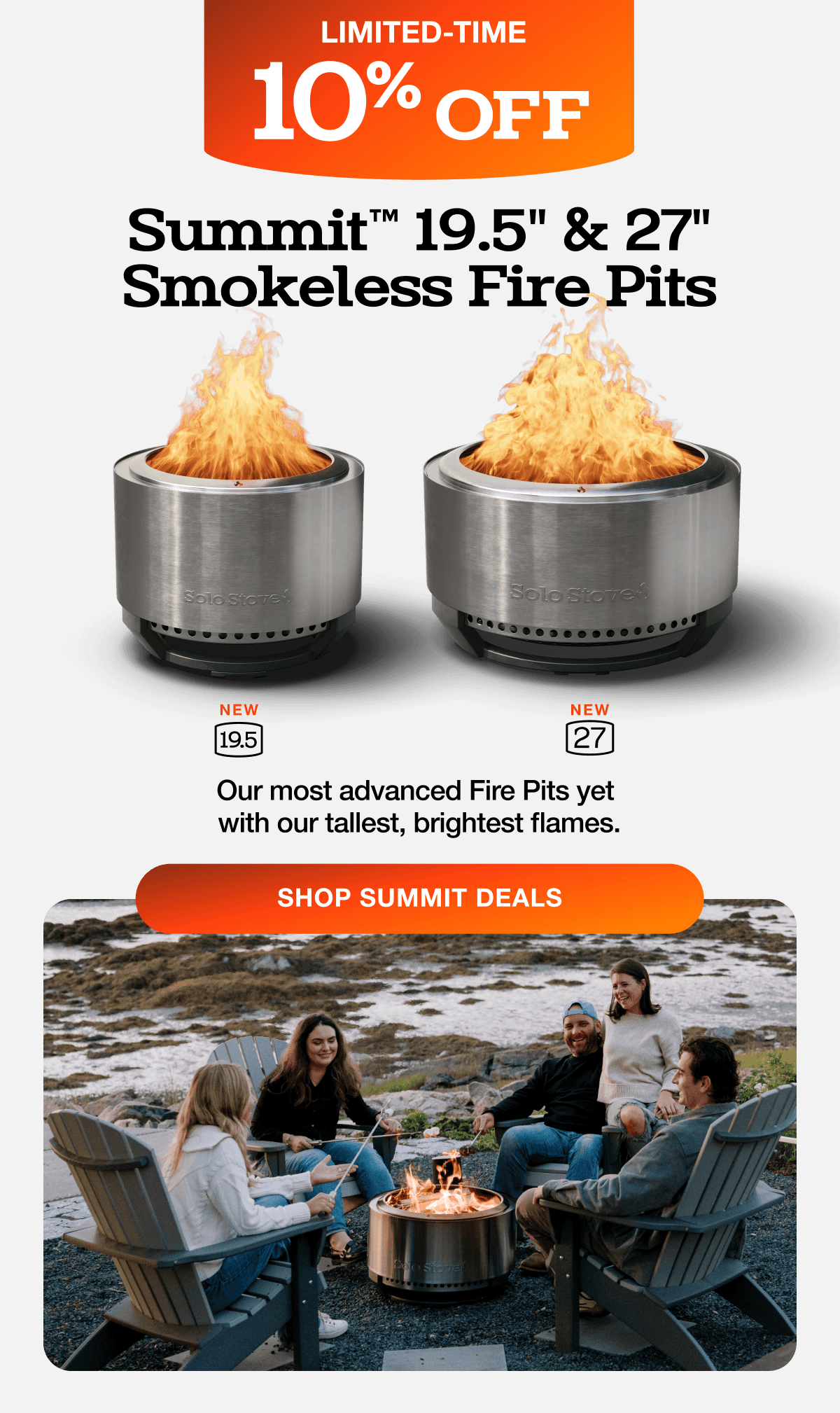 Summit Smokeless Fire Pit Deals