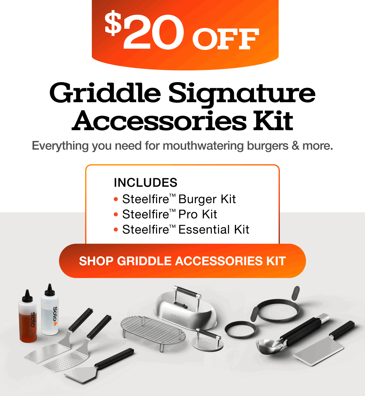 Signature Steelfire Griddle Accessories Collection