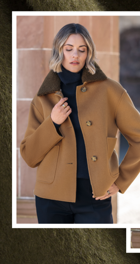 Ladies Teddy Collar Jacket