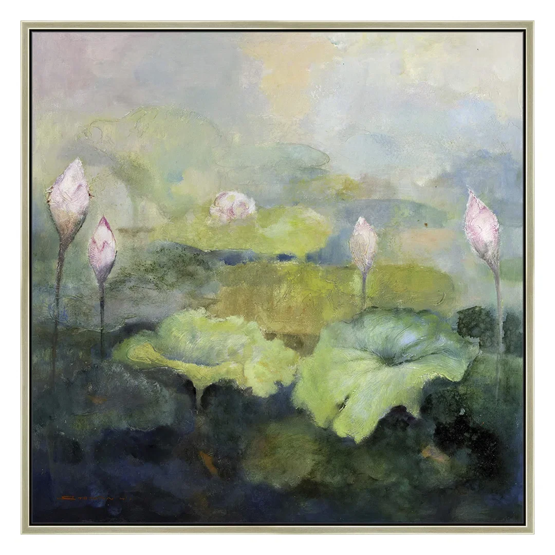 Trance - Floater Frame Painting Print on Canvas