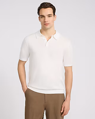 Jersey Short Sleeve Sweater Polo