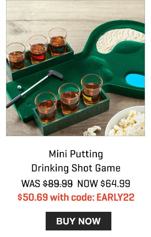 Mini Putting Drinking Shot Game