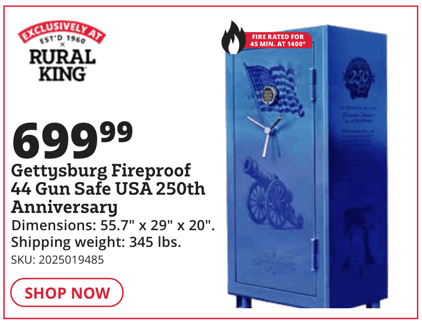 250 gettysburg safe
