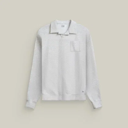 Evening Pullover in Light Heather Gray
