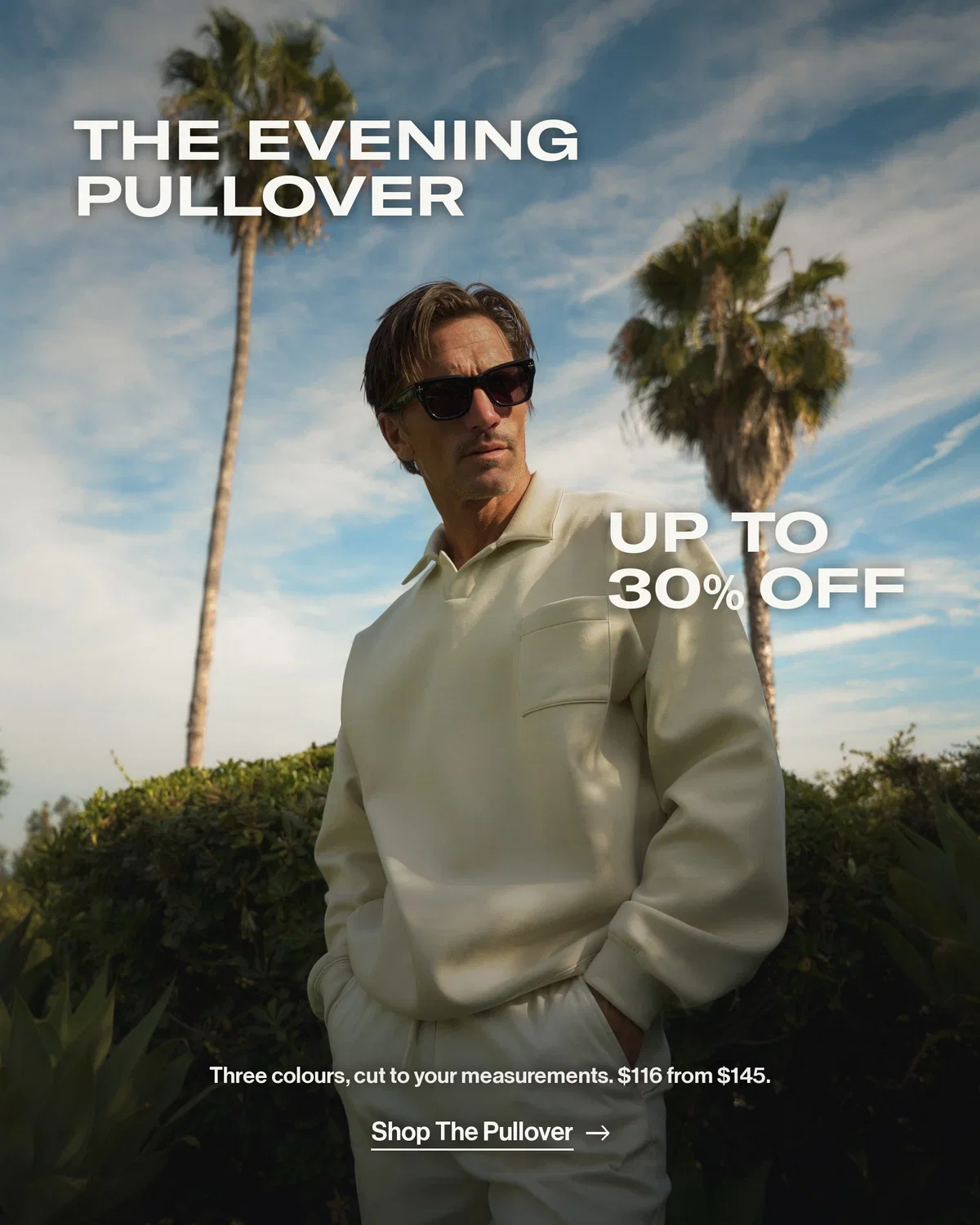 The Evening Pullover. Up to 30% off. $116 from $145.
