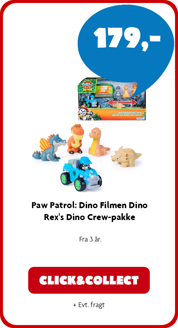 Dino Filmen Dino Rex's Dino Crew-pakke