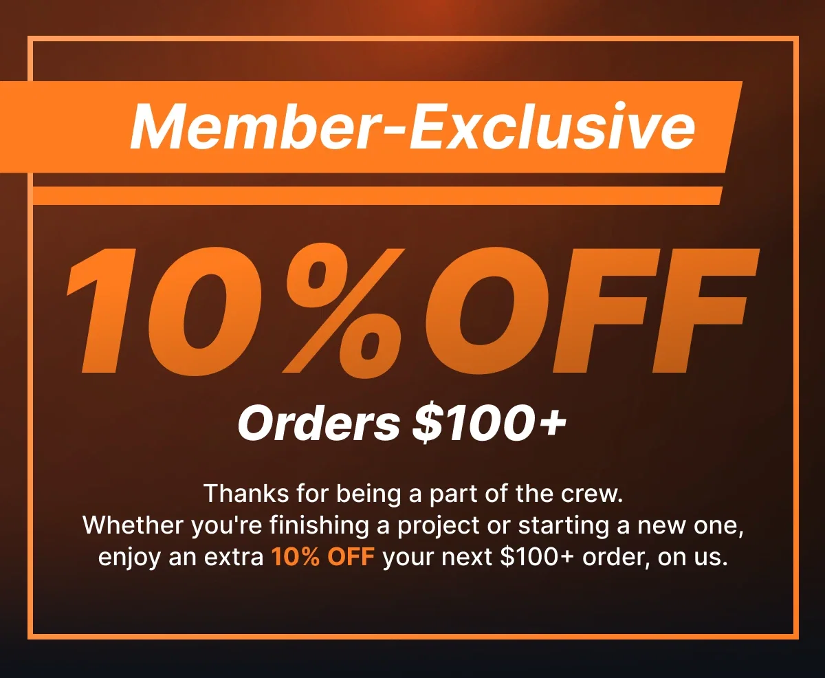 Member-Exclusive | 10% OFF Orders $100+