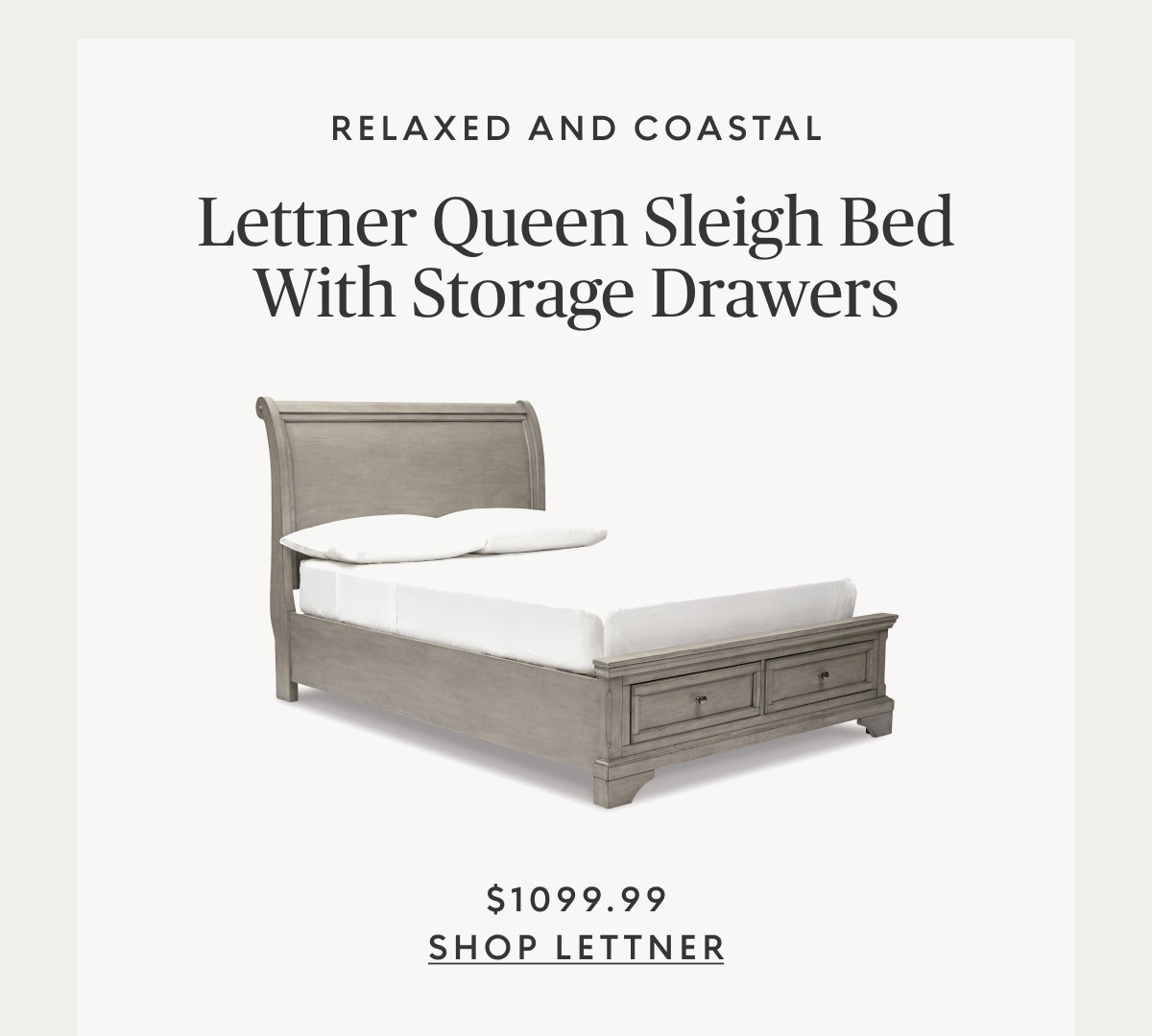 Lettner Queen Sleigh Bed