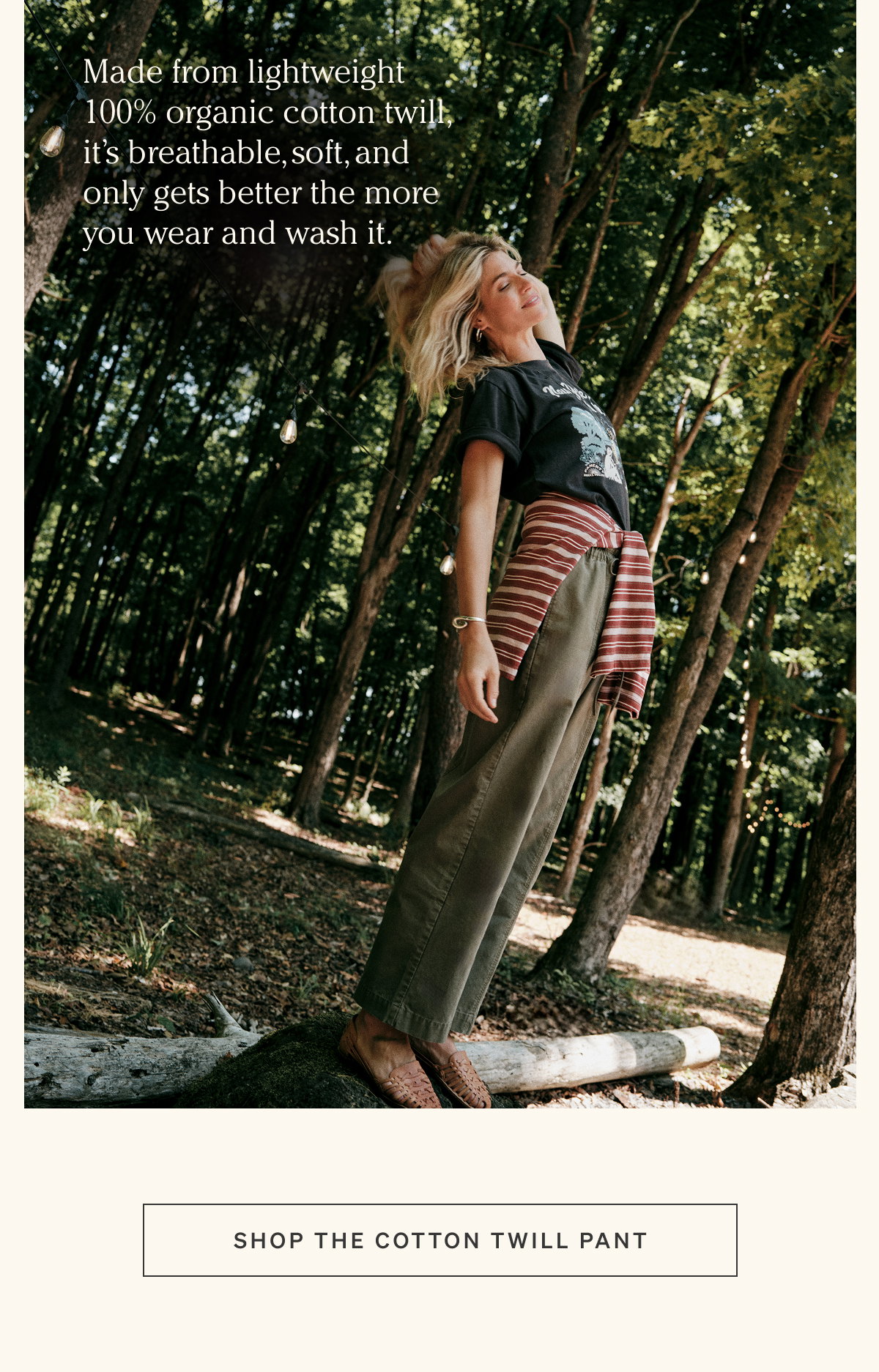 Shop The Cotton Twill Pant