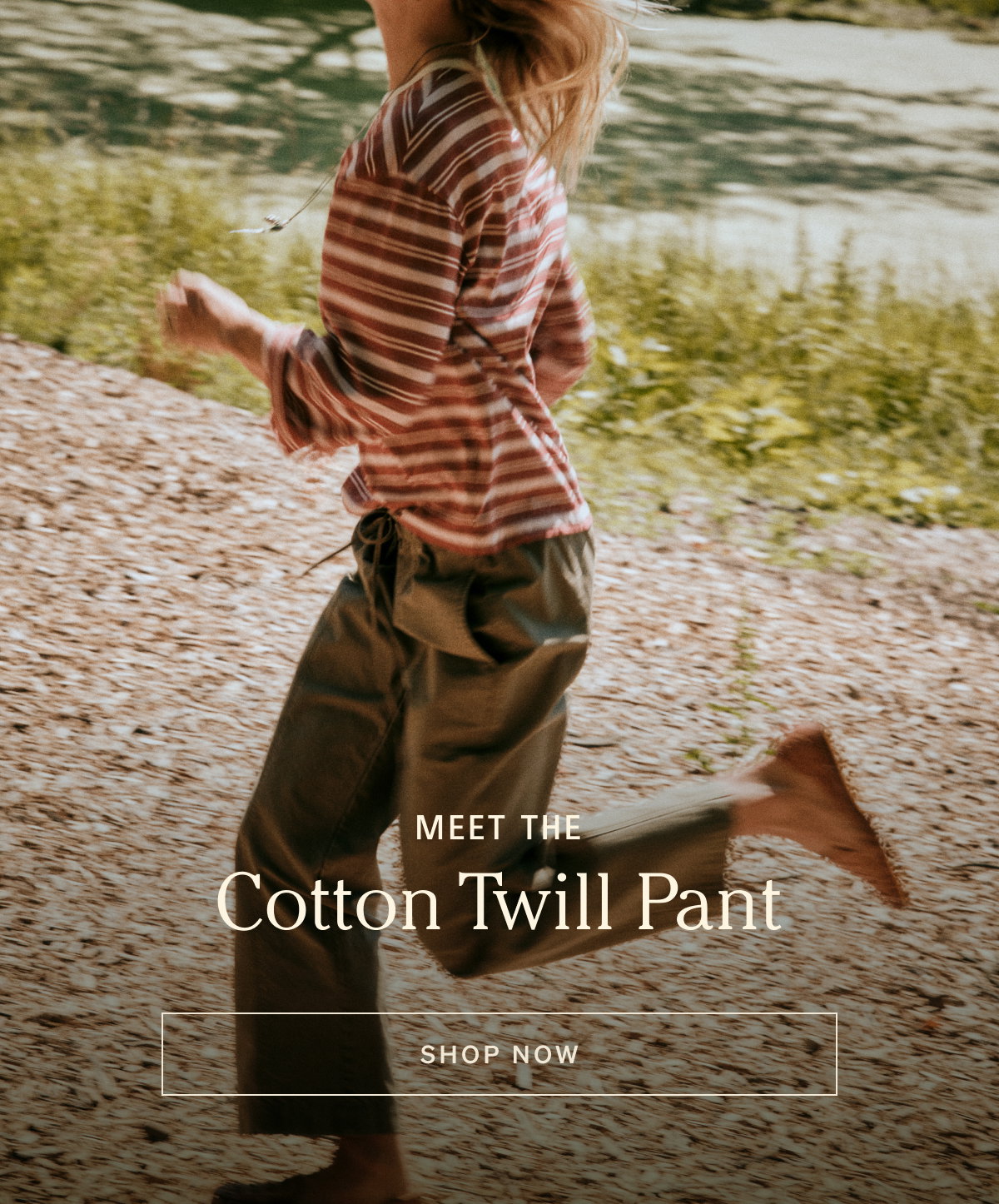 Meet The Cotton Twill Pant | Shop Now