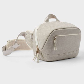 Camera Sling Pack - heyday Beige Heather: Waterproof Woven Polyester Front