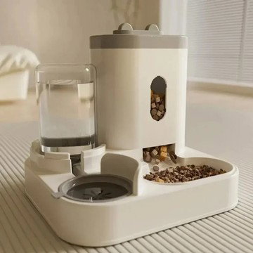Automatic Pet Feeder & Water Fountain – Food Dispenser for Small Dogs & Cats