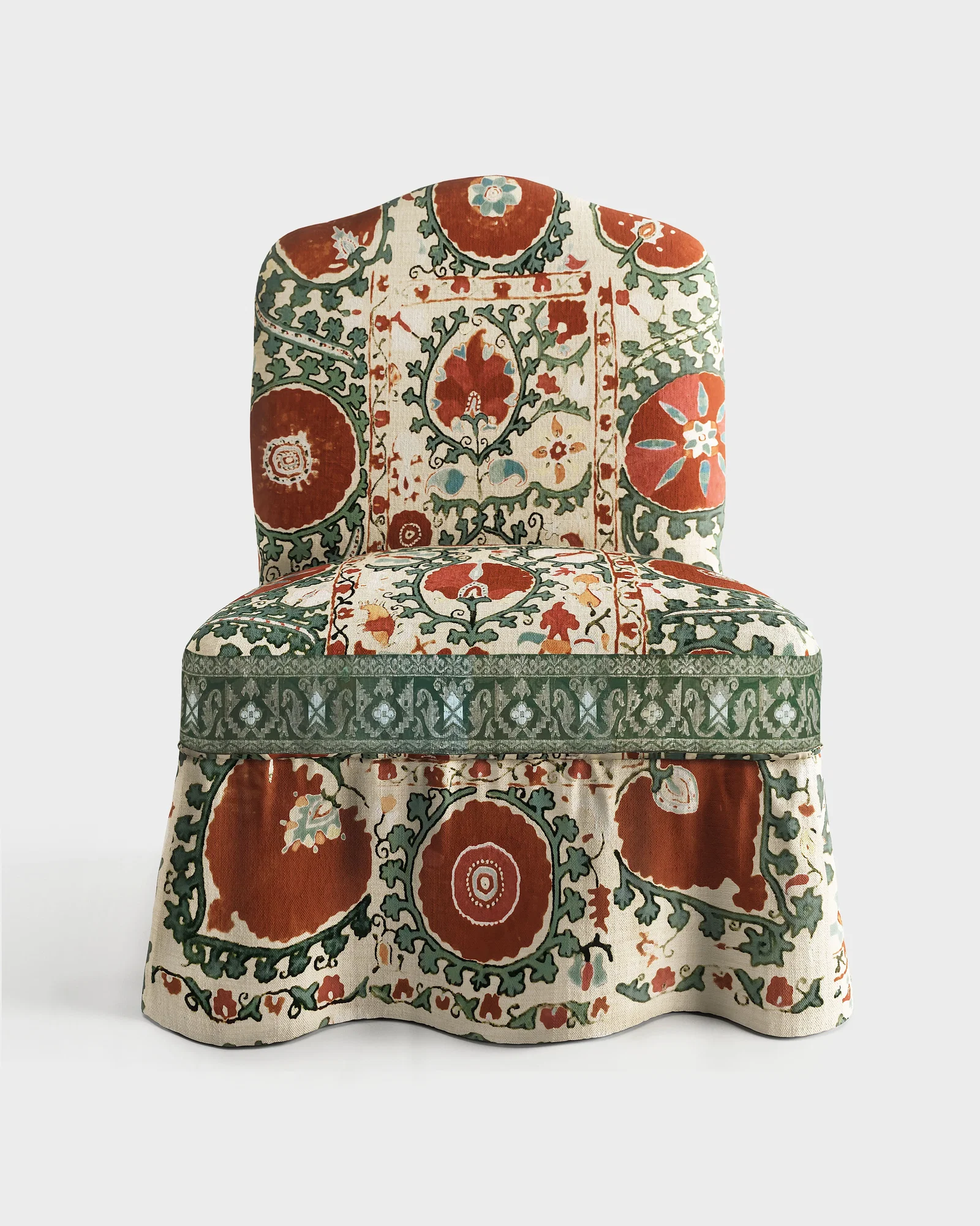 Image of Arjumand's World Suzani Ottoman Chair