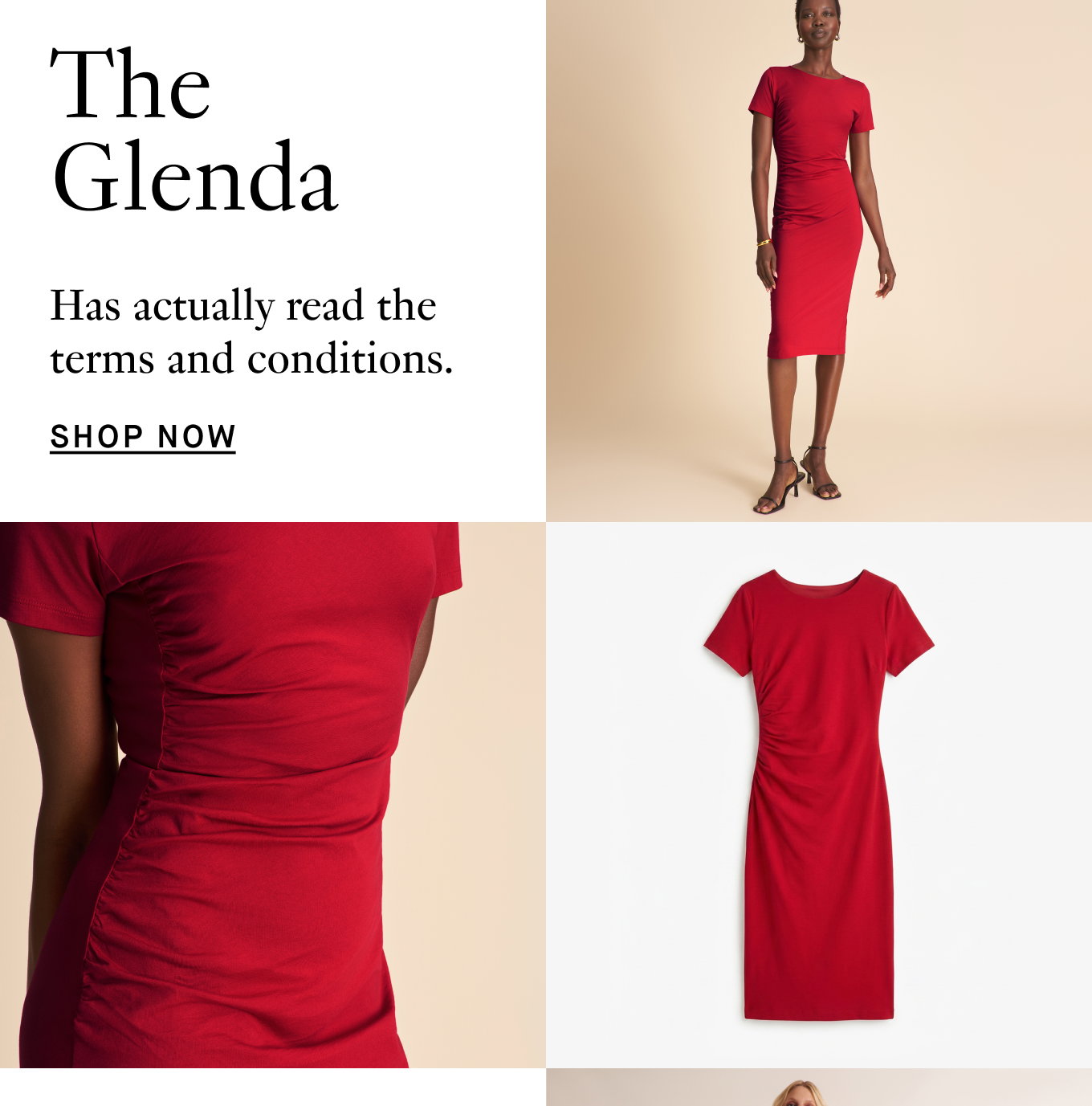The Glenda Fancy T-Shirt Dress