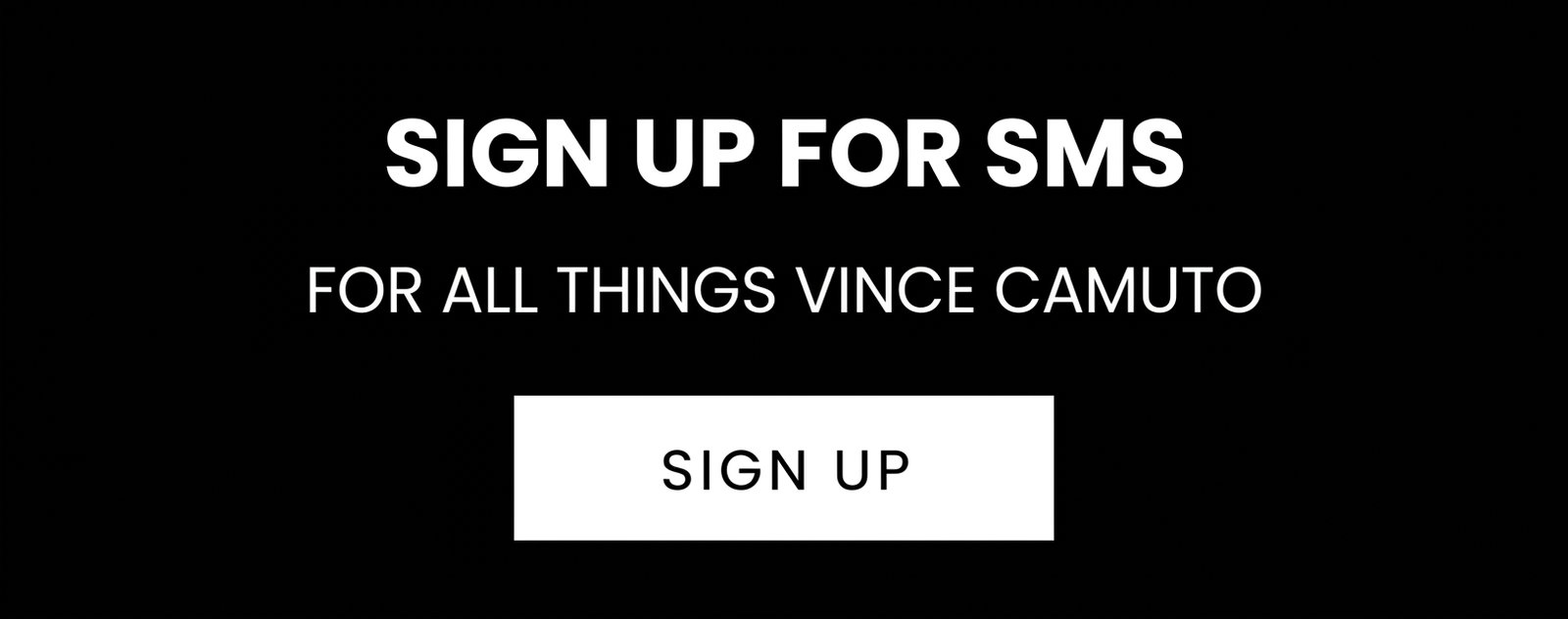 SIGN UP FOR SMS [SIGN UP]