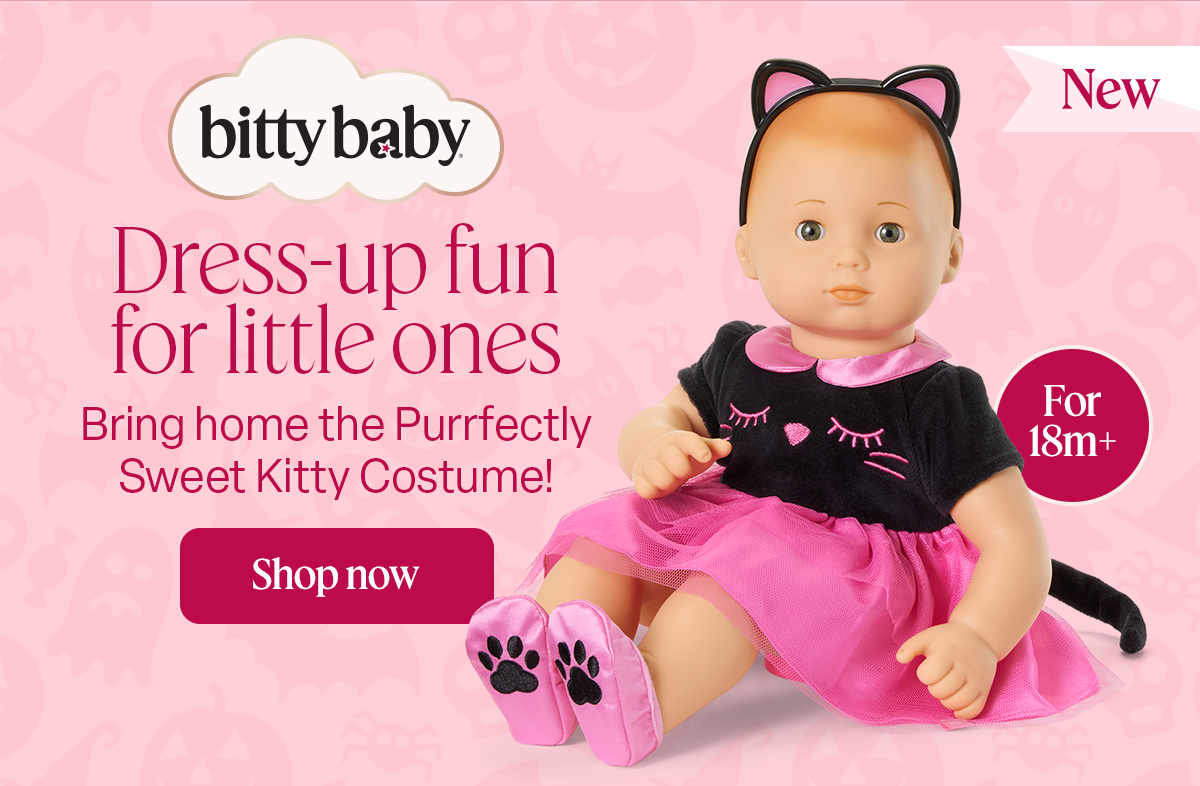 Dress-up fun for little ones. Bring home the Purrfectly Sweet Kitty Costume! Shop now