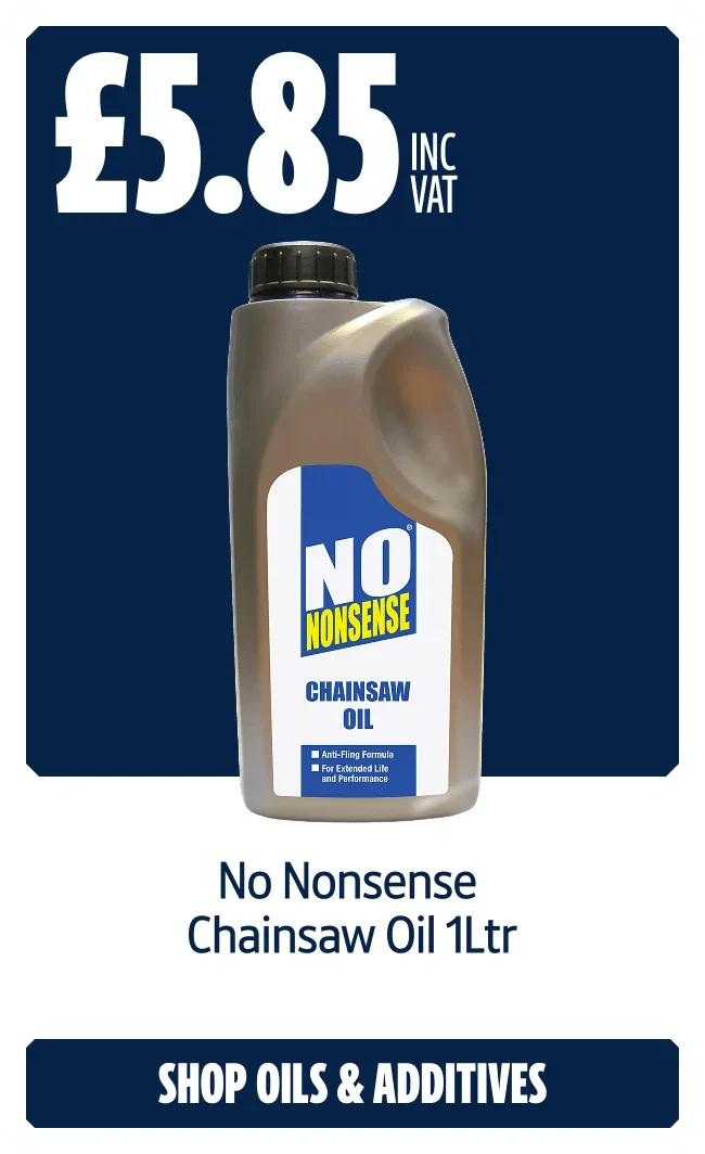 Only £5.85 inc VAT No Nonsense Chainsaw Oil 1Ltr. Shop Oils & Additives.