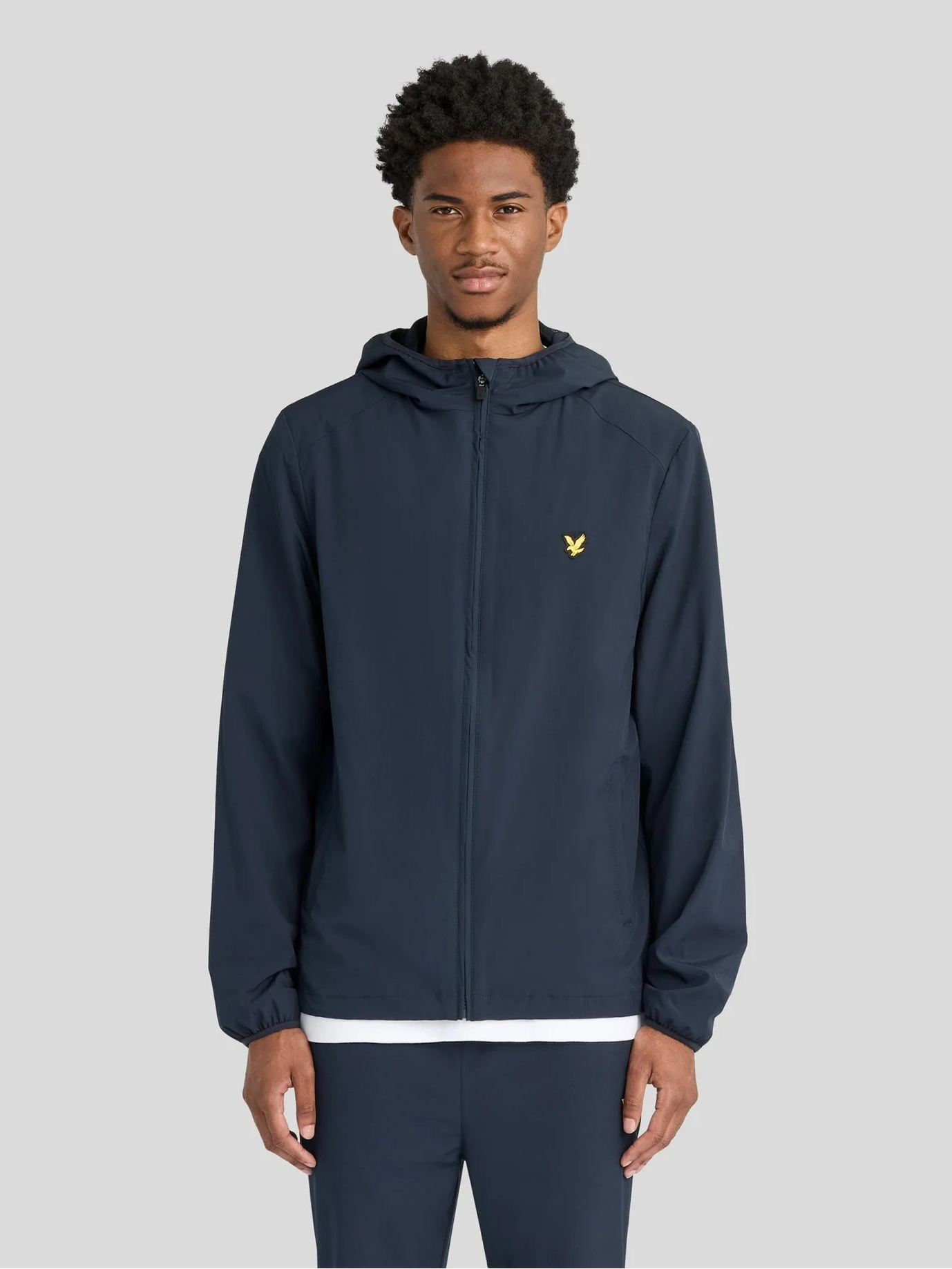 Sports Windbreaker Jacket in Dark Navy