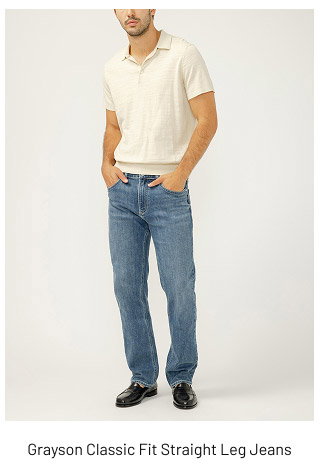 Grayson Classic Fit Straight Leg Jeans