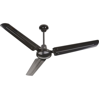 Ironton 56in. Industrial Ceiling Fan, 5123 CFM, 5 Speeds, Black