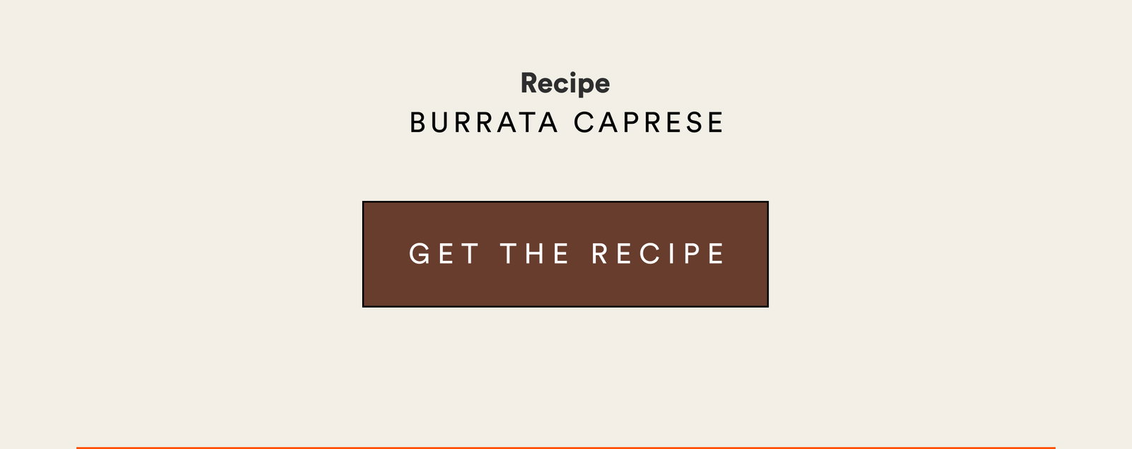 Burrata Caprese