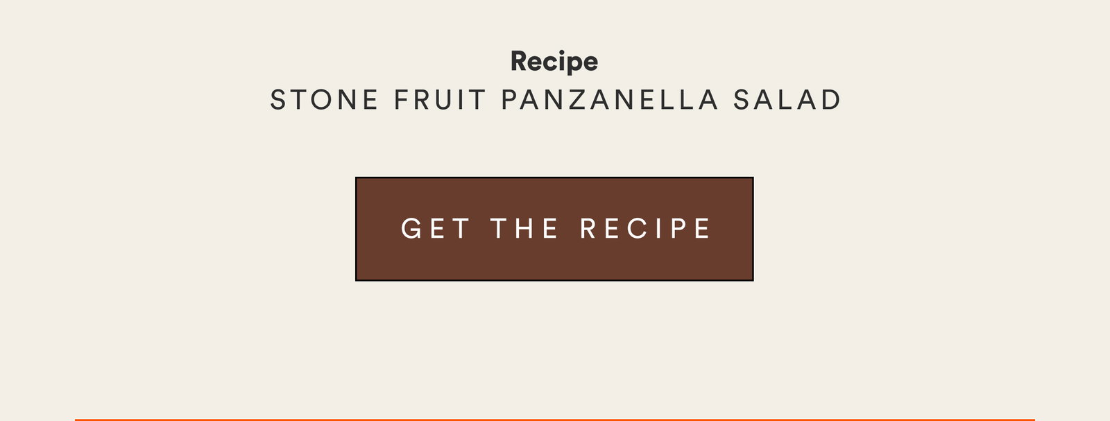 Stone Fruit Panzanella Salad