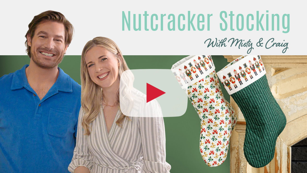Nutcracker Stocking with Misty & Craig