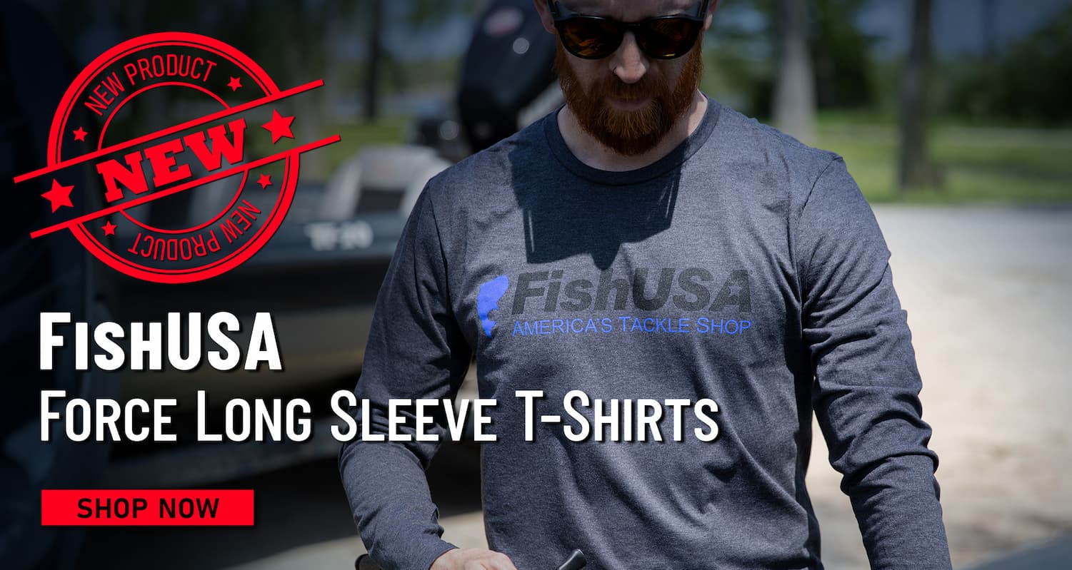New FishUSA Force Long Sleeve T-Shirts Shop Now